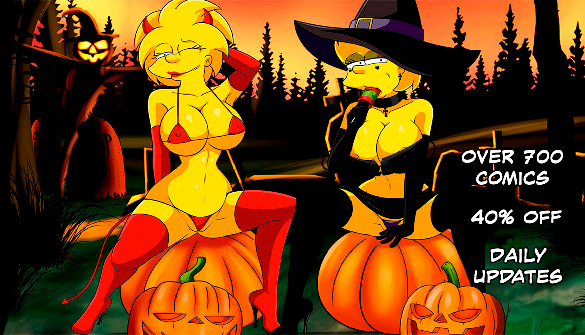 The Simptoons - Trick or treat on Halloween Night