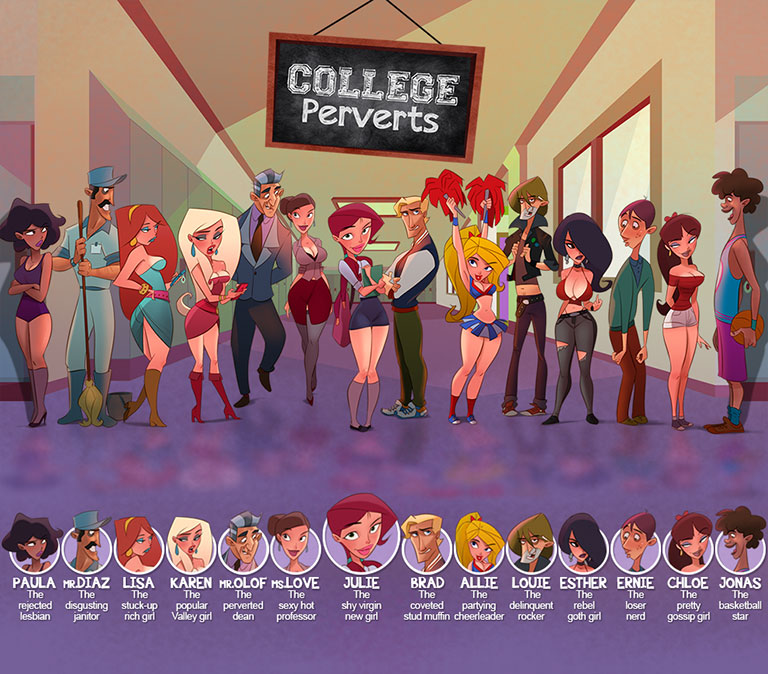 College Animated Porn - College Perverts - Teen Cartoons and Porn Comics - Welcomix.com