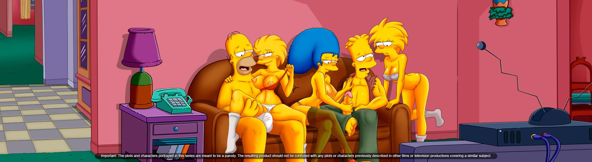 The Simptoons - footer