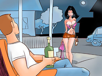 Drunk Wife Cartoons - Animated Tales - Erotic Stories, Porn Tales and Cartoons - Welcomix.com -  Page 4