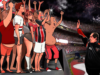 Mashed and groped in a soccer stadium - Animated Tales