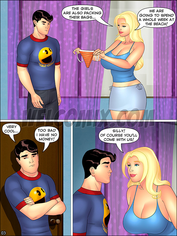 Aunt, Cousins and co. - A micro bikini - page 3