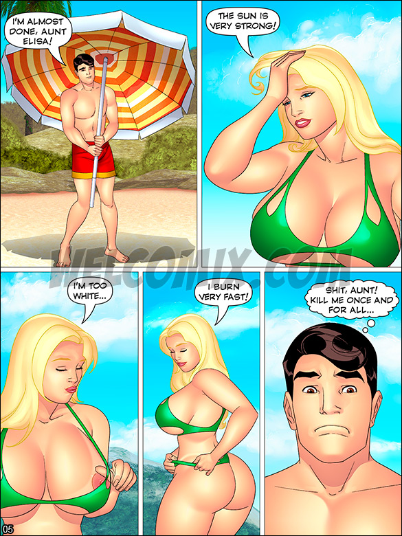 Aunt, Cousins and co. - Enjoying a beach vacation (Part 01) - page 5