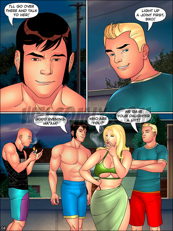 Aunt, Cousins and co. - Gang Bang with Elisa - page 4