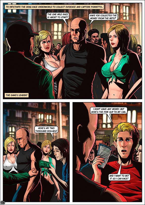 Blockbuster Comics - The Fast and the Furious - page 3