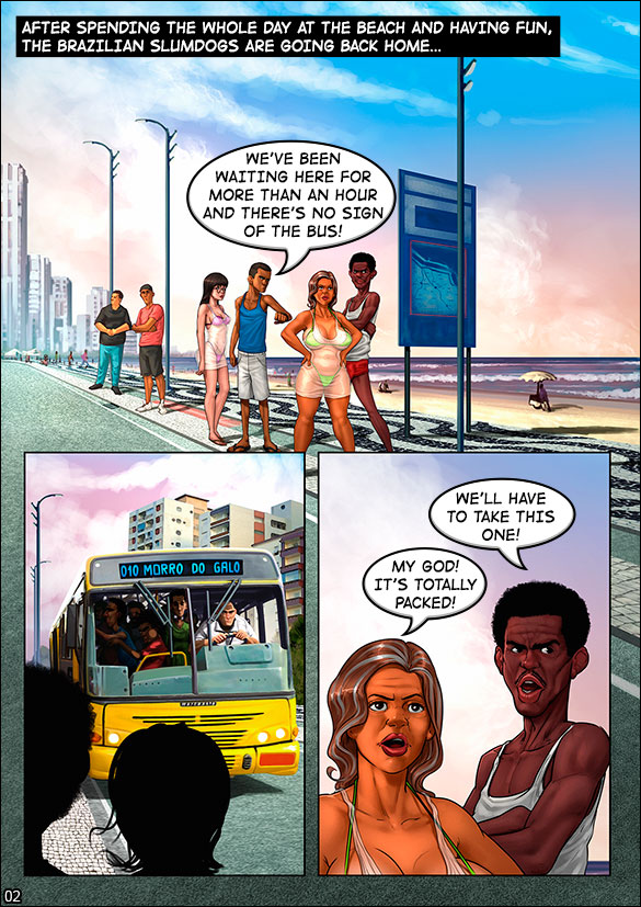 Brazilian Slumdogs - Crowded bus - page 2