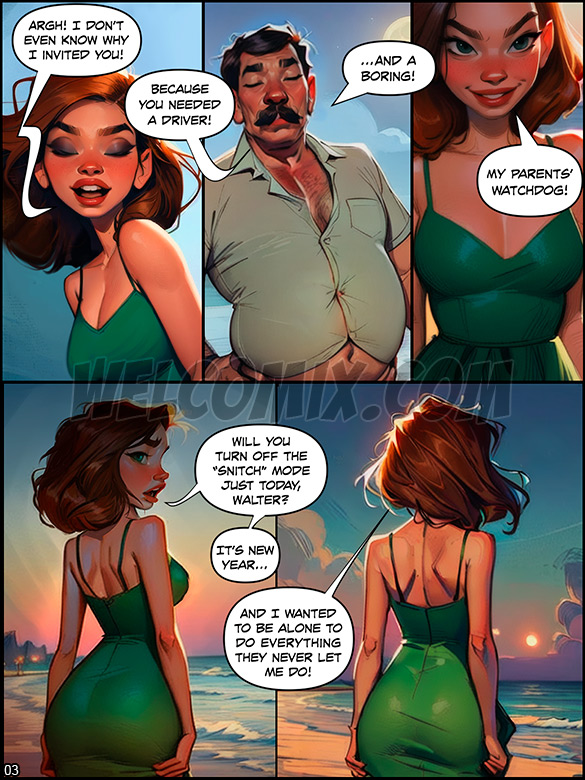 Jerk Off on My Day Off - Happy nymphet year - page 3