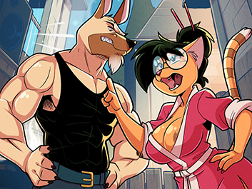 Dogs and pussies fight - Looney Toons