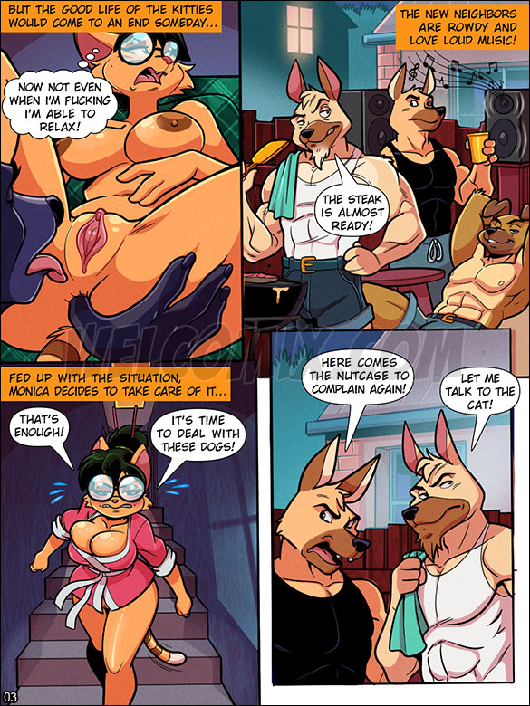 Looney Toons - Dogs and pussies fight - page 3