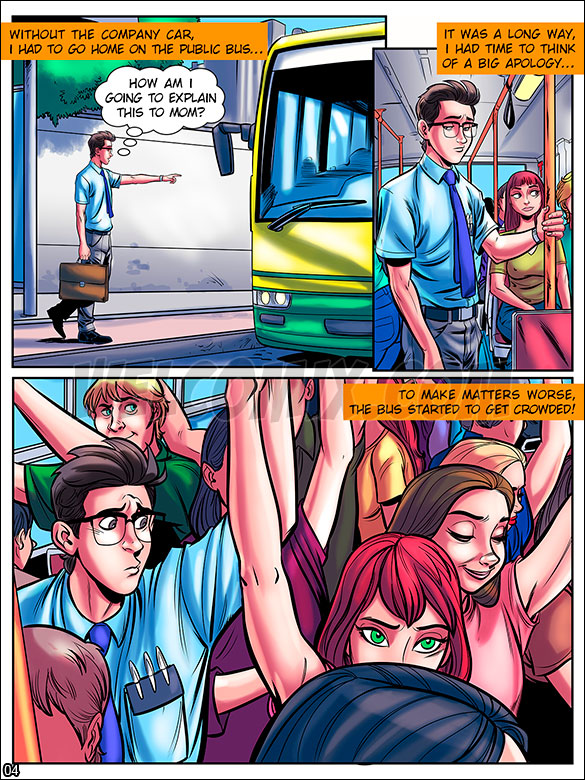 Nerd Stallion - Dry humping on the crowded bus - page 4