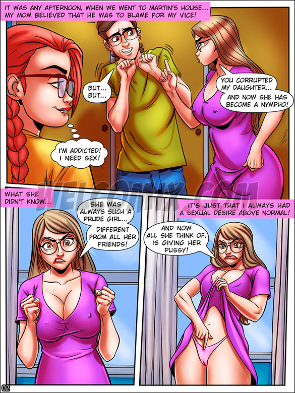 Nymphomaniac Nerd - A very horny nerd - page 2