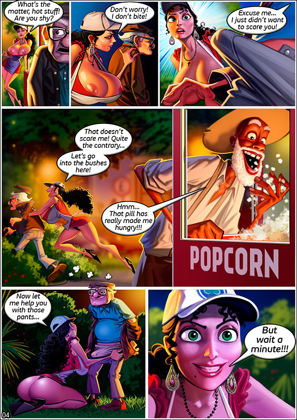 Old Geezers of the Park - Popcorn cart - page 4