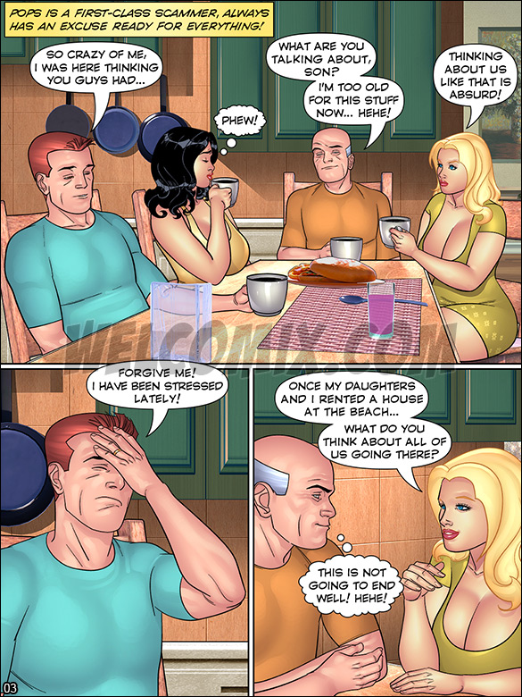 Pops, The Pervert Father-in-law - White bikini is a problem - page 3