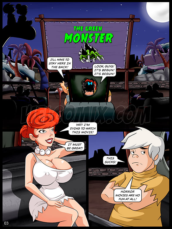 The Flintstoons - Making out at the Drive-in - page 3
