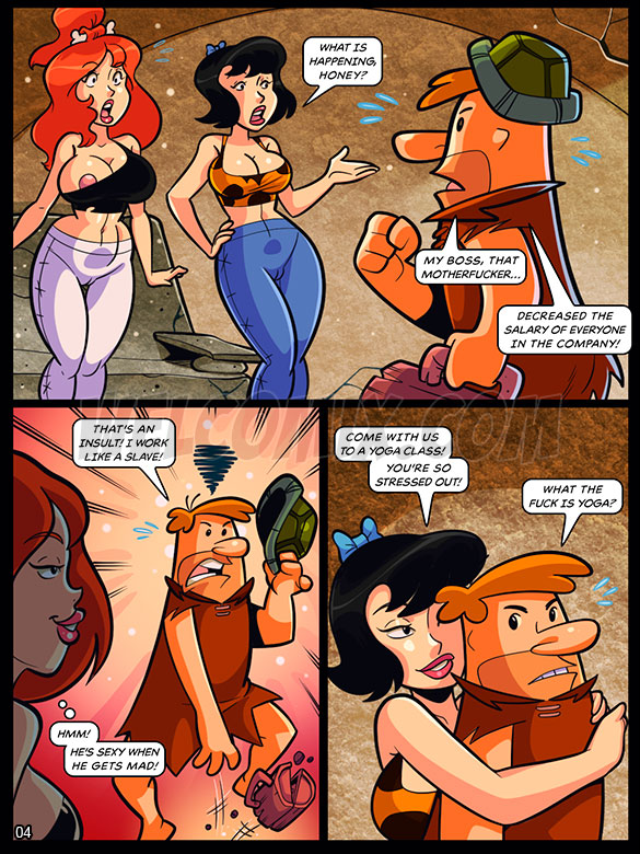 The Flintstoons - Stretching the pussy in the yoga class - page 4