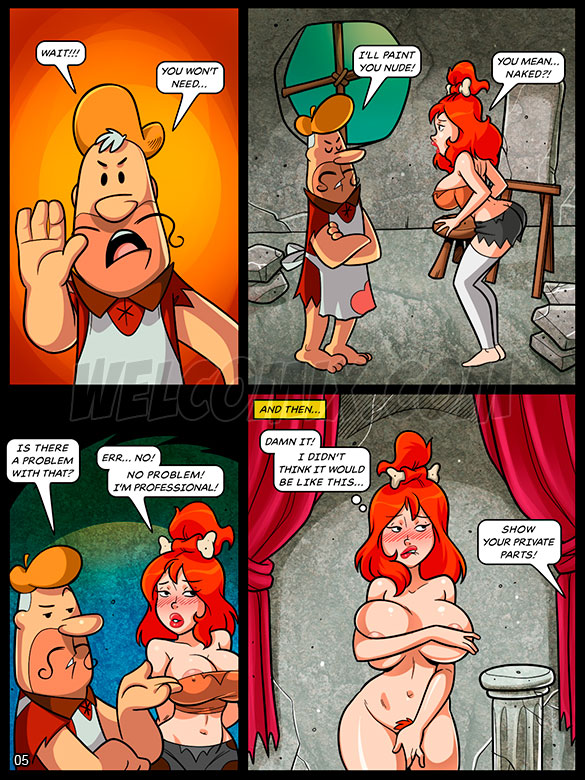 The Flintstoons - The artistic nude painting - page 5