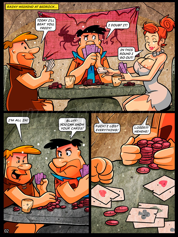The Flintstoons - All in at the poker table - page 2
