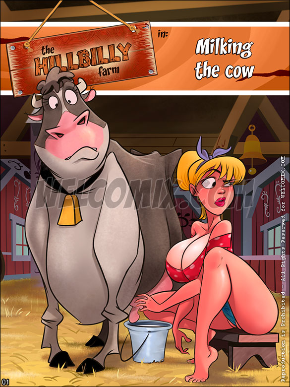 The Hillbilly Farm - Milking the cow - page 1