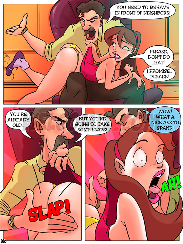 The Naughty Home - Getting a spanking - page 5