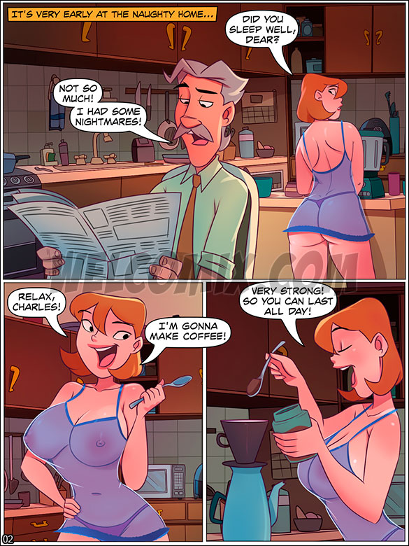 The Naughty Home - Coffee with sex - page 2