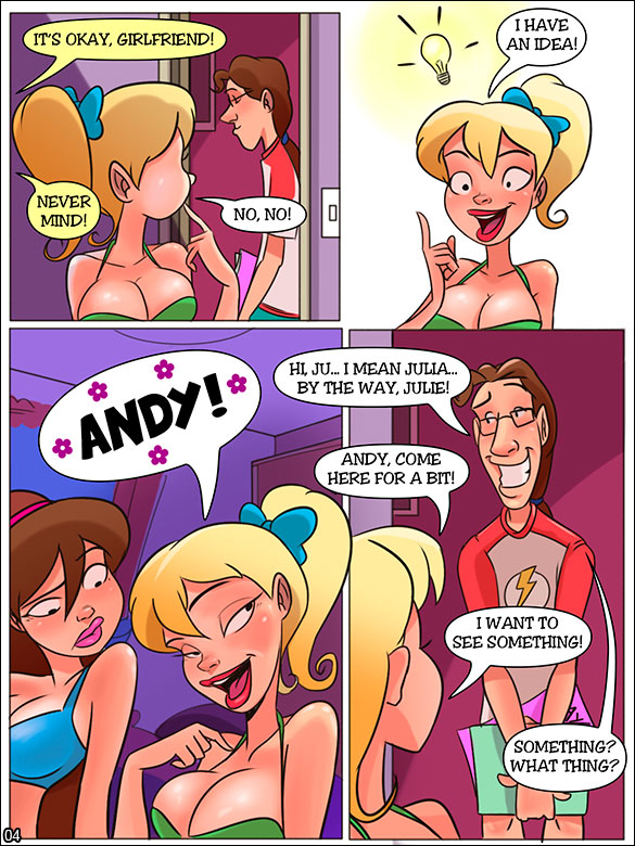 The Naughty Home - Learning with her girlfriend - page 4