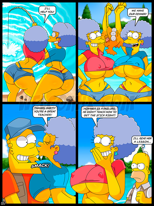 The Simptoons - Orgy on the fishing trip - page 5