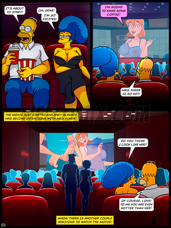 The Simptoons - Naughtiness at the movies - page 3