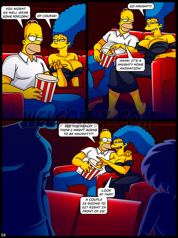 The Simptoons - Naughtiness at the movies - page 4