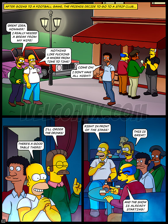 The Simptoons - A Very Crazy Night - page 2
