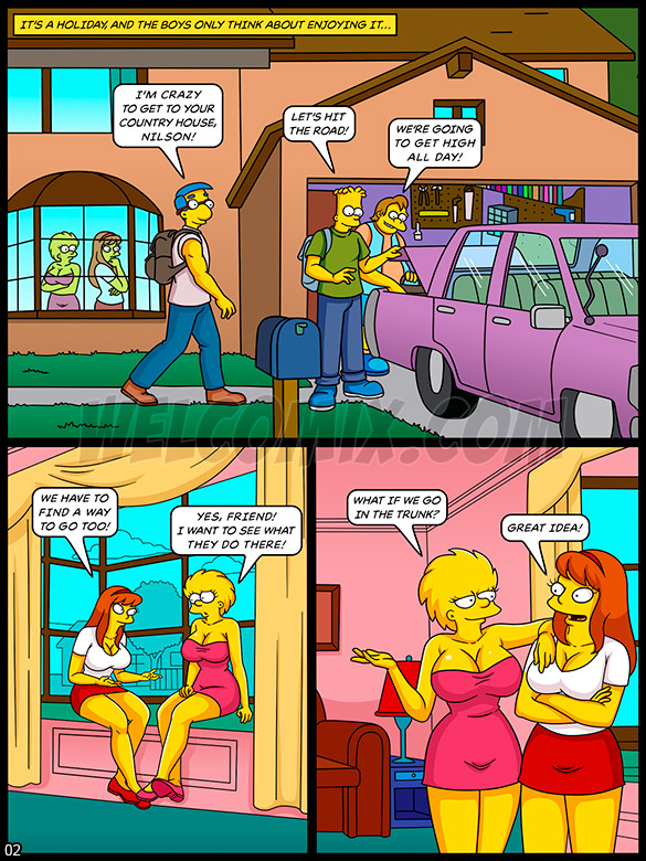 The Simptoons - Crazy holiday in the country house - page 2