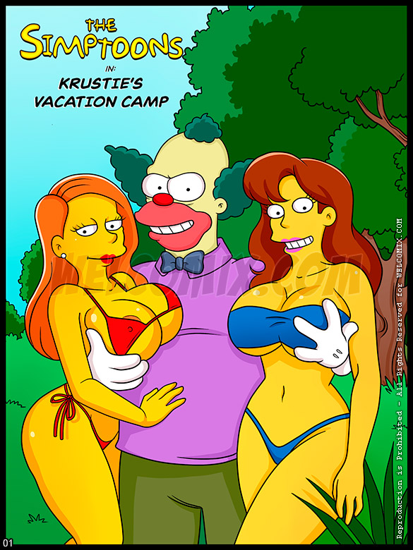 The Simptoons - Krustie’s vacation camp - page 1