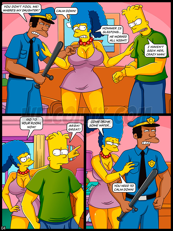 The Simptoons - Taking the cop’s cock - page 4