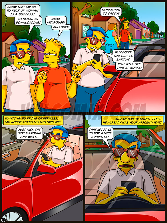The Simptoons - The woman hunter app - page 3