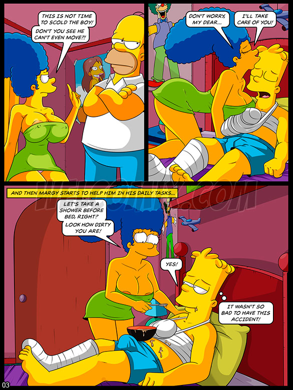 The Simptoons - Caring for the injured boy - page 3
