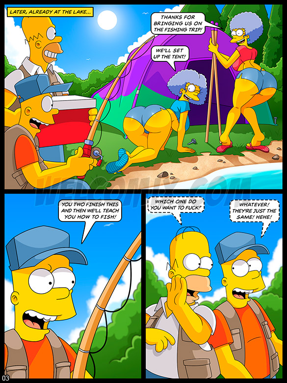 The Simptoons - Orgy on the fishing trip - page 3