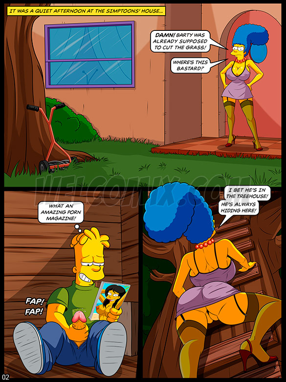 The Simptoons - Fucking in the treehouse - page 2